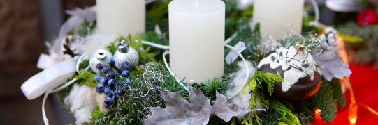 Adventskranz binden