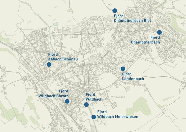 Plan Fjord-Standorte