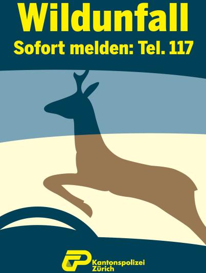 Plakat KaPo - Wildunfall
