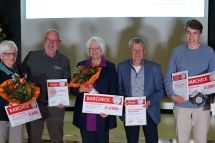 Preisträgerinnen und Preisträger der &quot;Wetziker Flamme&quot;  im Rahmen des Vereinsapéro 2024 geehrt