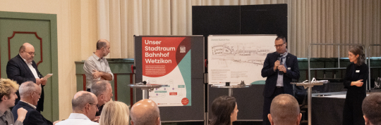 Stadtraum Bahnhof Wetzikon: Quartier mit vielen Chancen und grosser Zustimmung aus der Mitwirkung