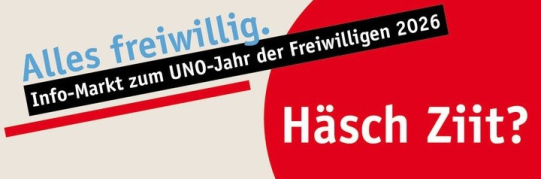 Alles freiwillig. Info-Markt zum UNO-Jahr der Freiwilligen 2026